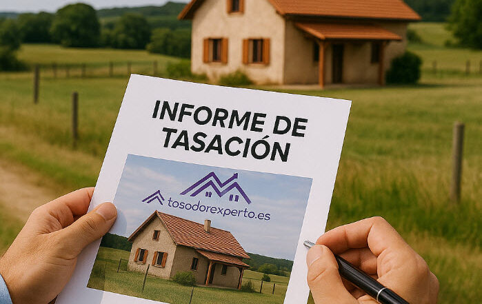 Tasacion de chalets en finca rústica