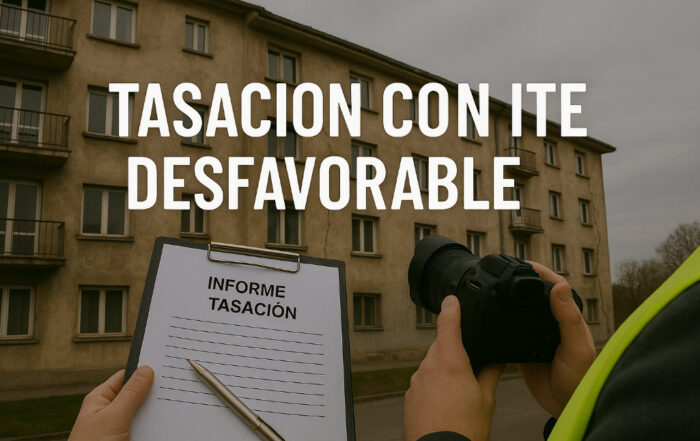 tasación con ite desfavorable