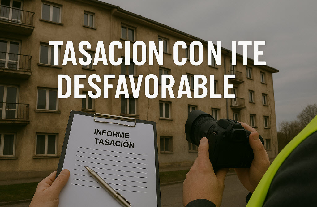 tasación con ite desfavorable