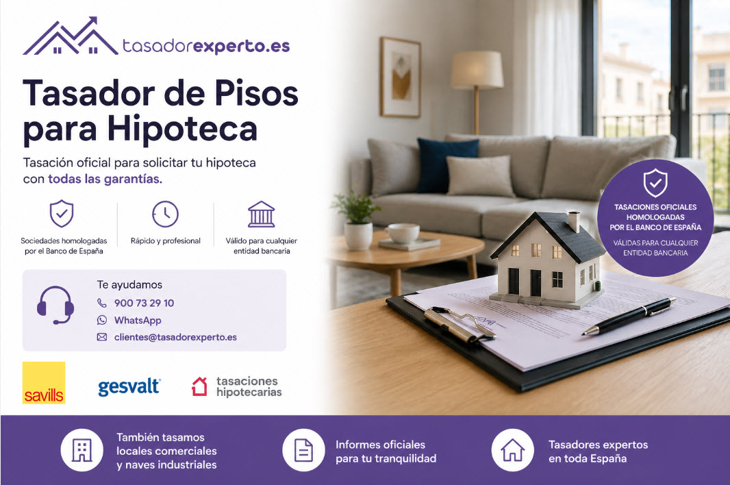 tasador de pisos para hipoteca
